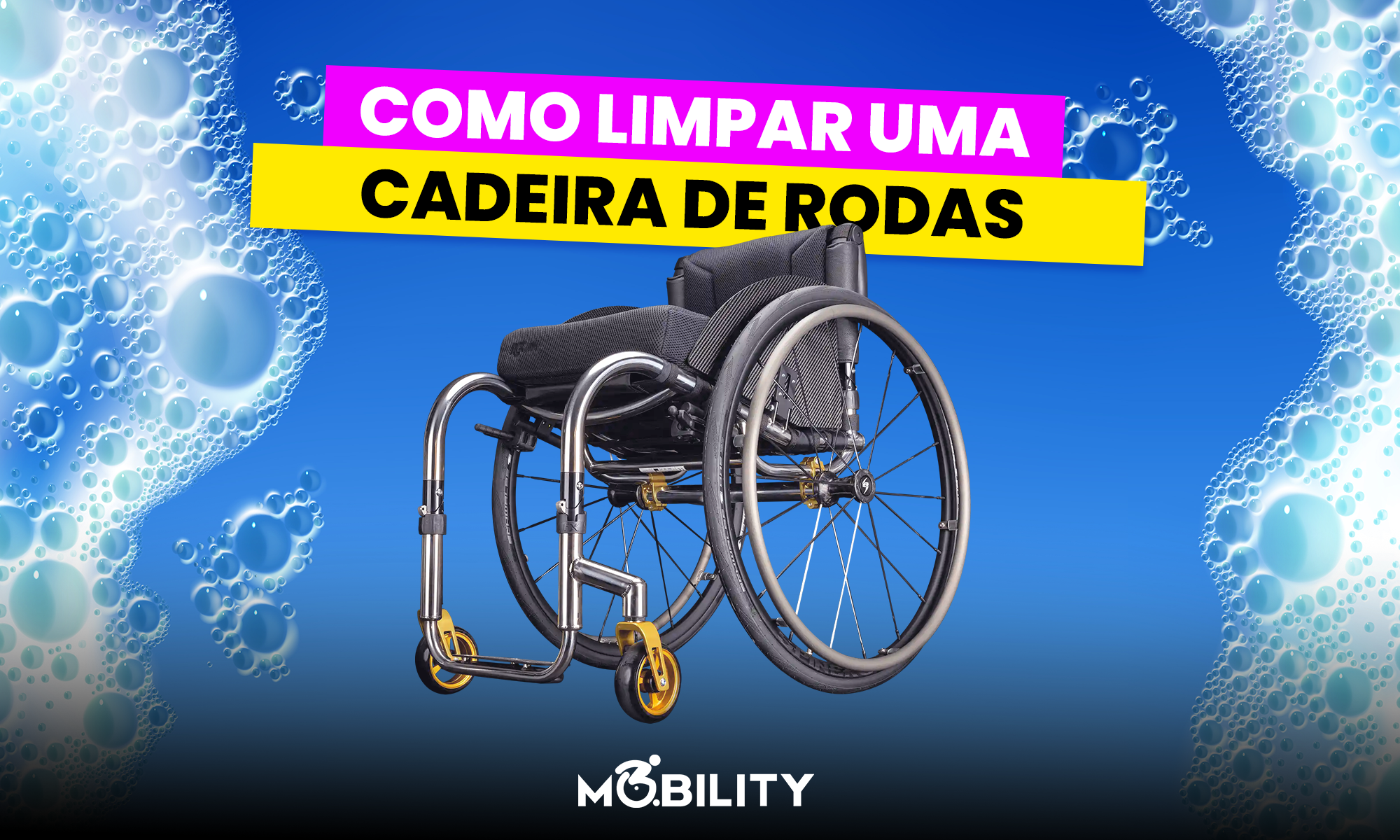 Como limpar uma cadeira de rodas