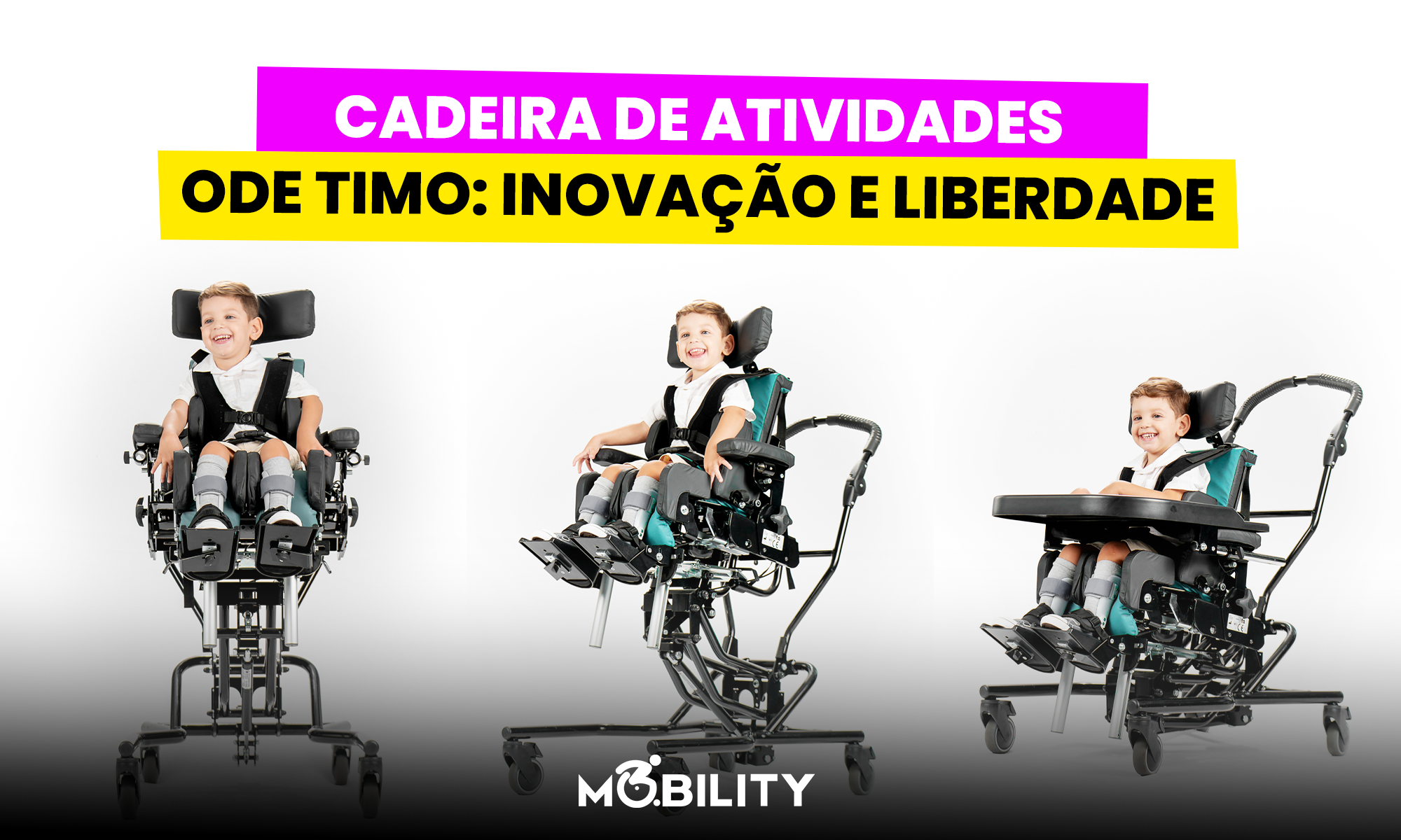 Conheça a Cadeira de Atividades ODE da Timo: Inovação e Liberdade para Crianças e Jovens com Mobilidade Reduzida