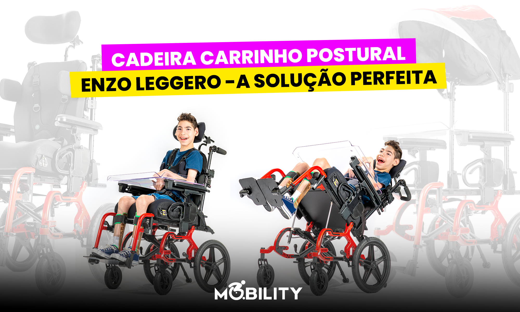 Cadeira Carrinho Postural Leggero Enzo: Crescimento com Alta Performance e Conforto