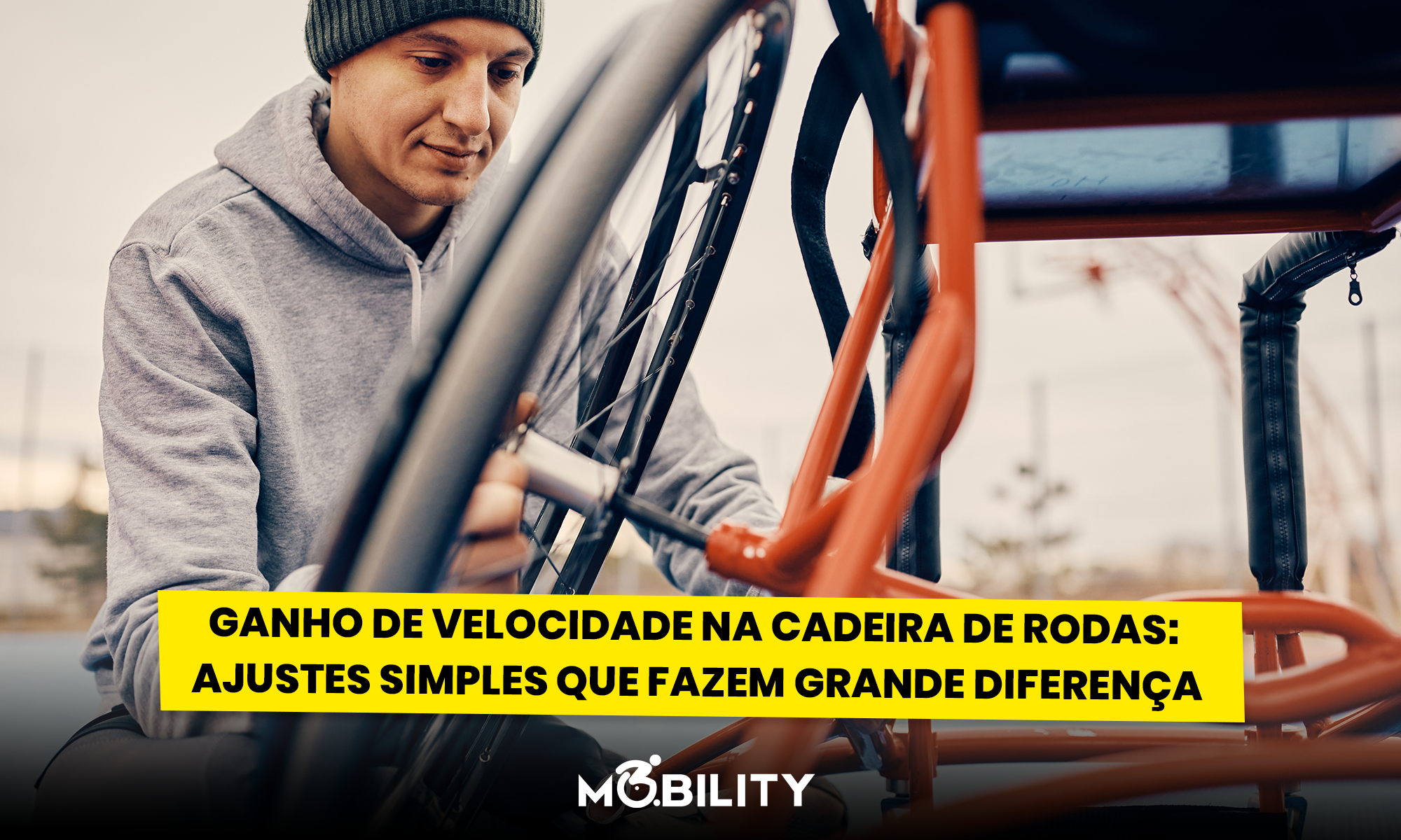 Ganho de velocidade na cadeira de rodas: ajustes simples que fazem grande diferença