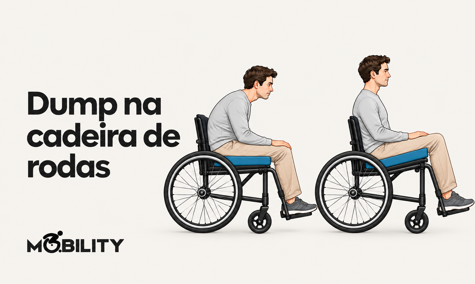 Dump na cadeira de rodas: como ajustar e o que muda no uso